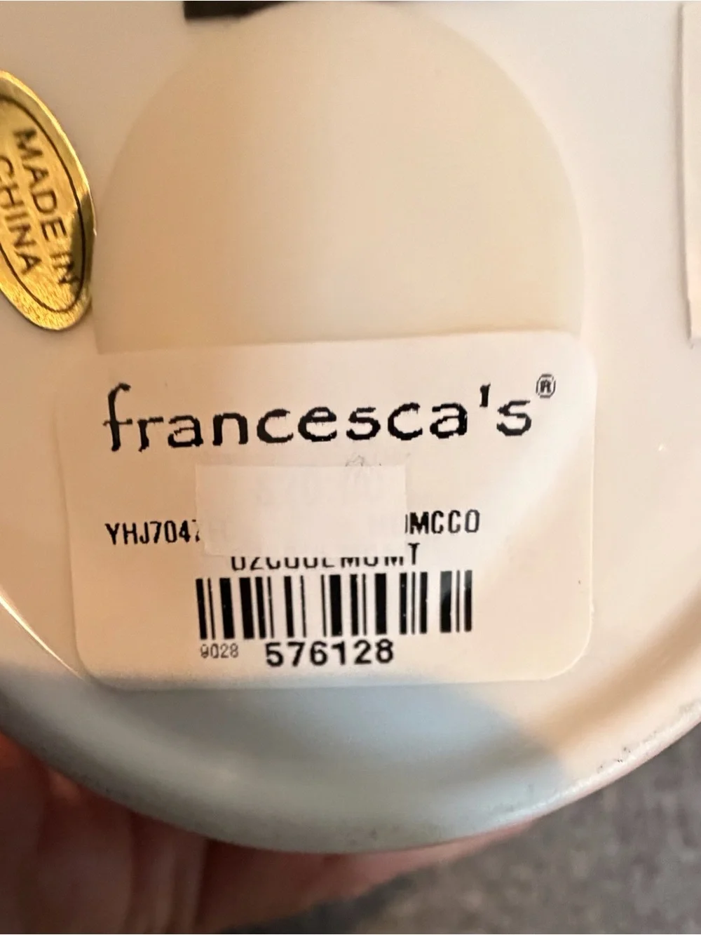 Francesca's Ceramic Coffee Cup for that special mom! Top is rubber. NWT